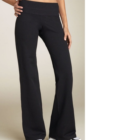Zella Pants - Zella Wide Leg Yoga Pant Brown and Orange